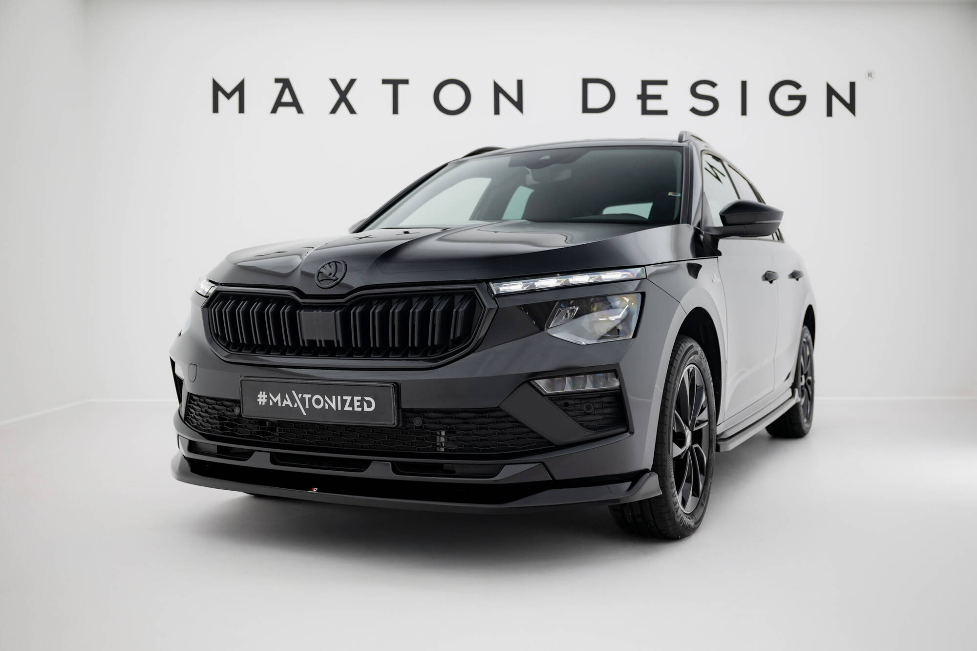 Bodykit passend voor Skoda Kamiq Monte Carlo MK1 Facelift Maxton Glanzend zwart