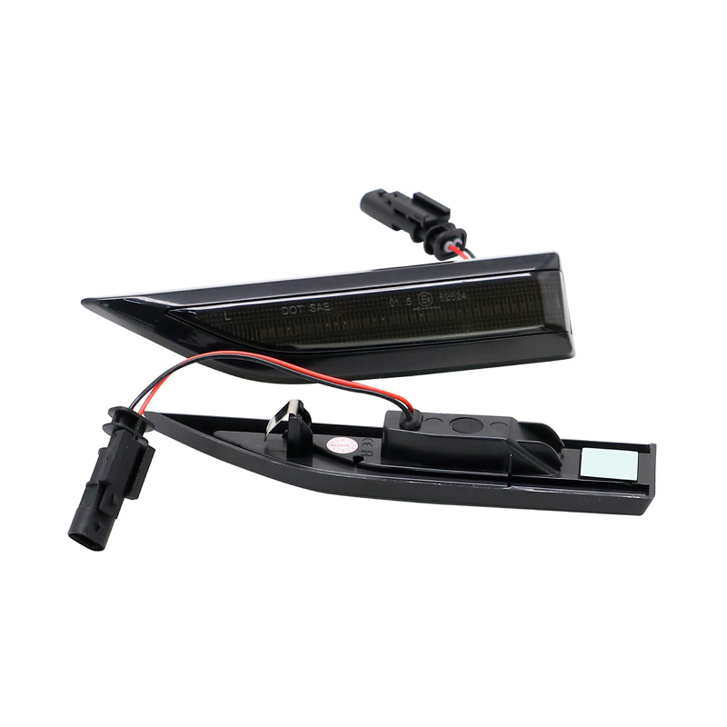 Set de Clignotants Latéraux LED sur mesure pour Volkswagen Transporter T6 2015-2020 - Fumée - incl. Feux Dynamiques