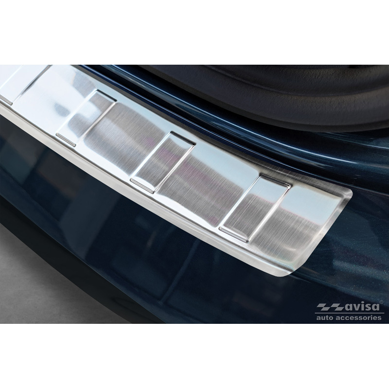 Protection de seuil arrière inox sur mesure pour Cupra Born 2021- 'Ribs'
