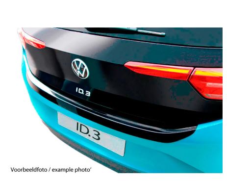 Protection de seuil arrière (ABS) sur mesure pour Skoda Kodiaq II 07/2024- Noir brillant