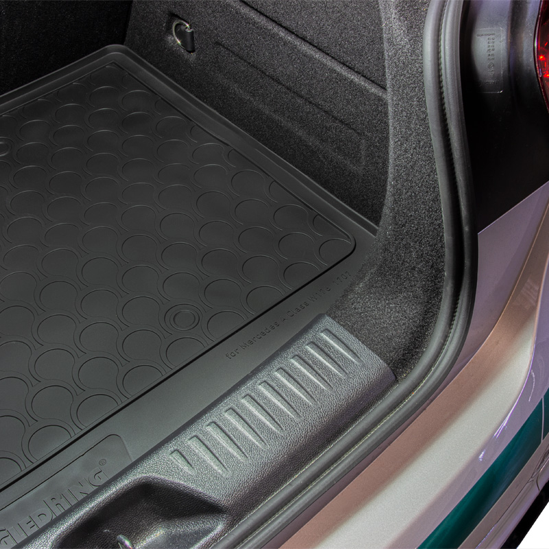 Coquille coffre-arrière Rubbasol (caoutchouc) sur mesure pour Mercedes Classe-A W176 2012-2018