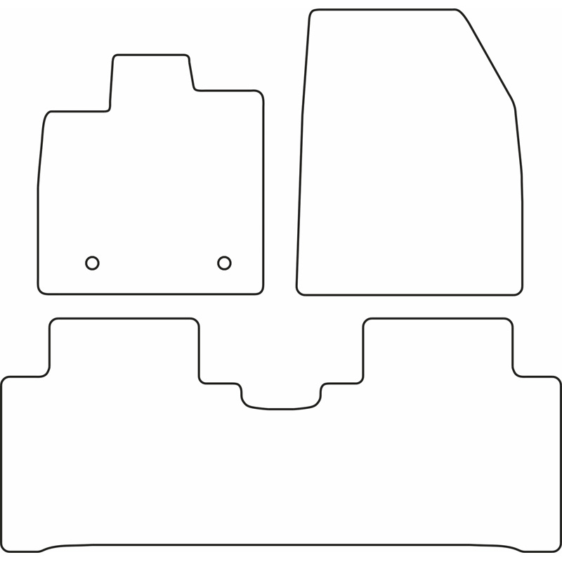 Set de tapis de sol en velours sur mesure pour BYD Atto 3 2022-