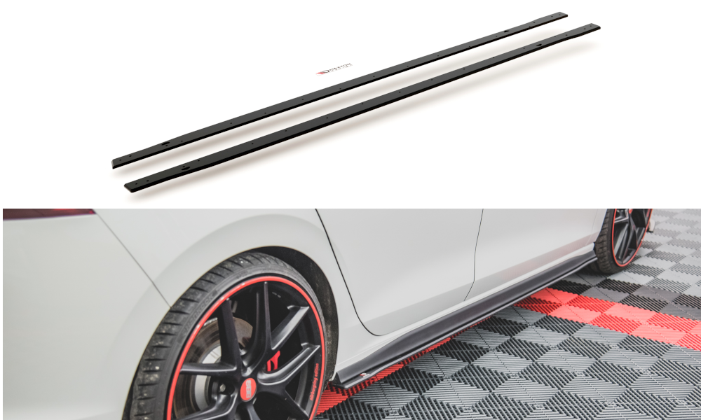 Zijskirts Volkswagen Golf 8 GTI / GTI Clubsport / R-Line Maxton