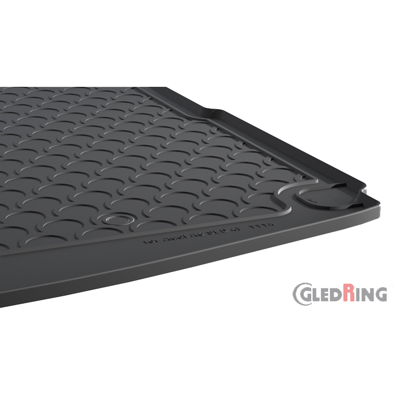 Coquille coffre-arrière Rubbasol (caoutchouc) sur mesure pour Audi A6 (4F) Sedan 2005-2011 (Sol en haut)