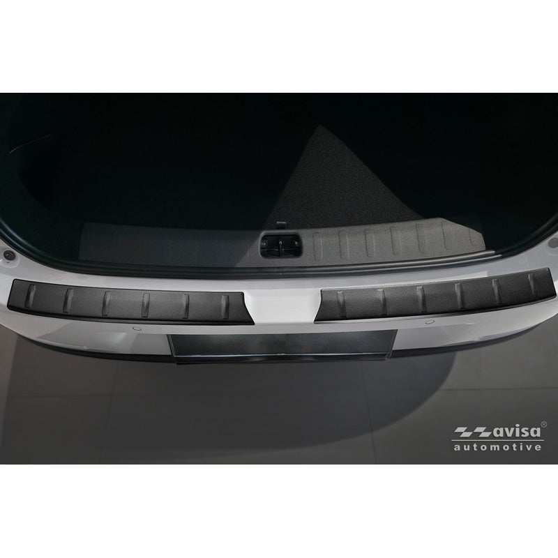 Avisa Protection de Seuil de Coffre Acier Inox sur mesure pour Leapmotor C10 2024- - Noir Mat - 2 pièces