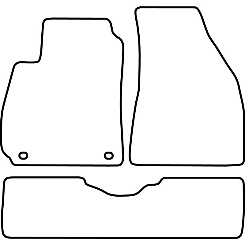 Set de tapis de sol sur mesure pour Hyundai Santa Fe 2000-2006