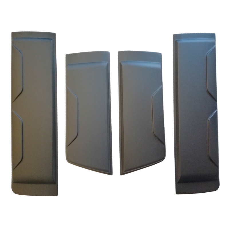 Jeu de baguettes de porte sur mesure pour Mercedes Classe-X W470 2017- - Noir mat