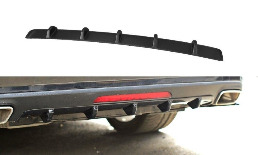 Diffuser Mercedes CLS W218 Maxton Design glans zwart