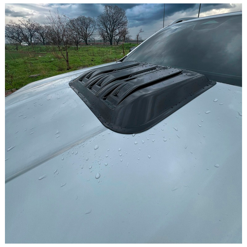 Écope de capot sur mesure pour Ford Ranger T9 2022- - Noir mat