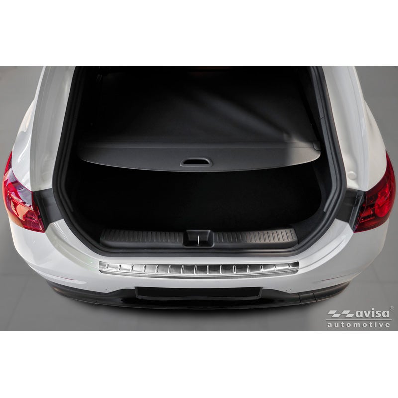 Avisa Protection de Seuil de Coffre Acier Inox sur mesure pour Mercedes CLA III Shooting Brake (X174) 2026- - Argent