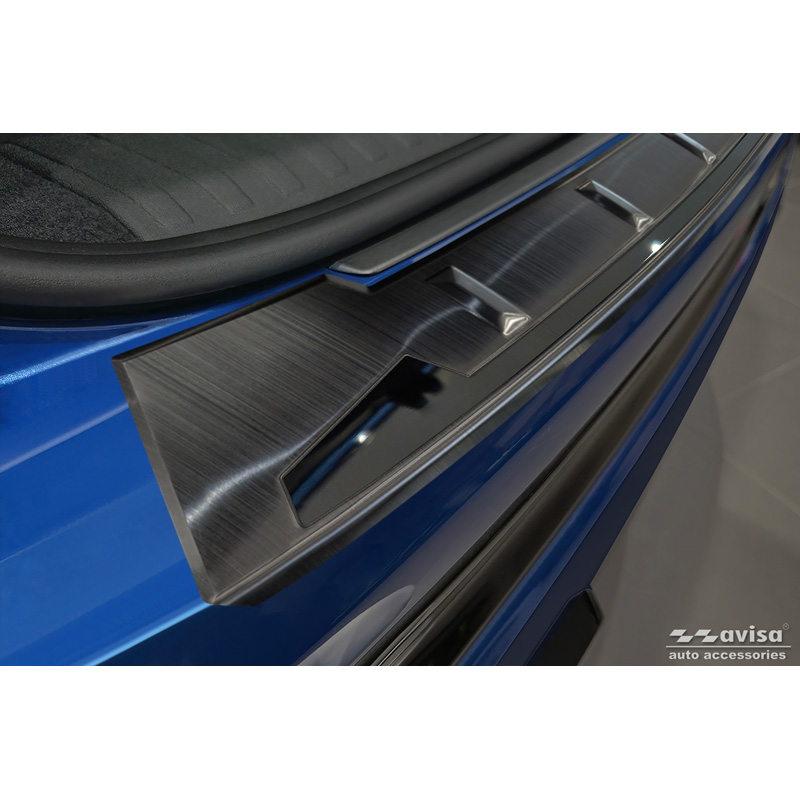 Avisa Protection de seuil arrière inox noir Audi Q6 e-tron (GFB) 2024- 'Shadow Premium'