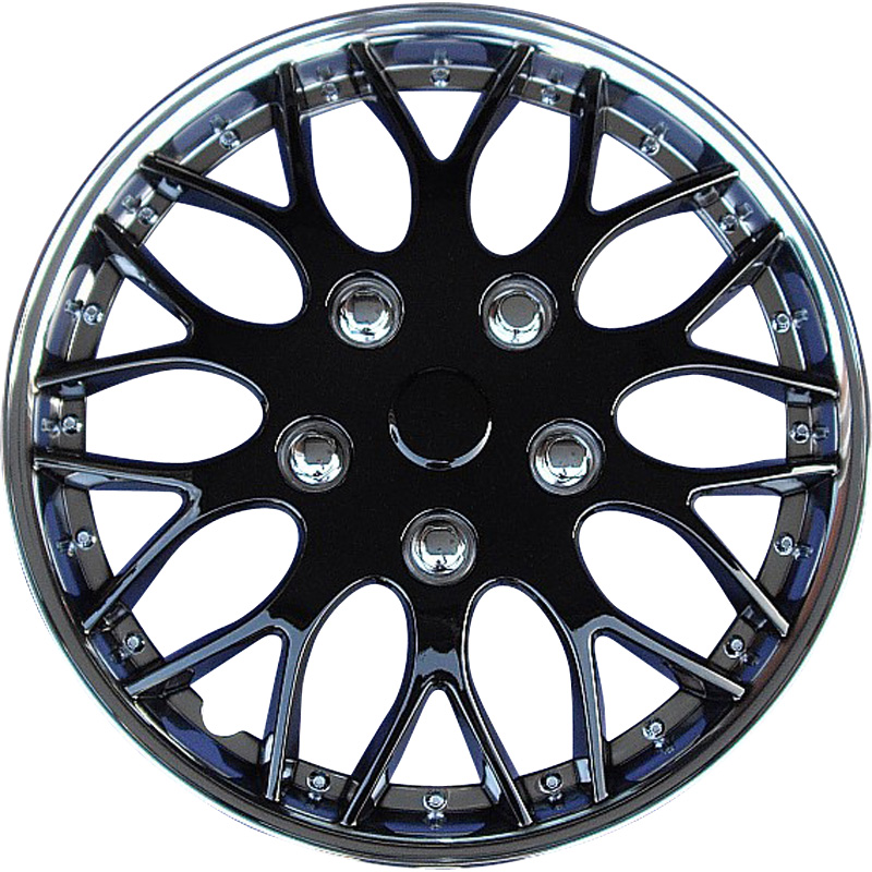 Jeu d'enjoliveurs Missouri 15-inch chromé/noir