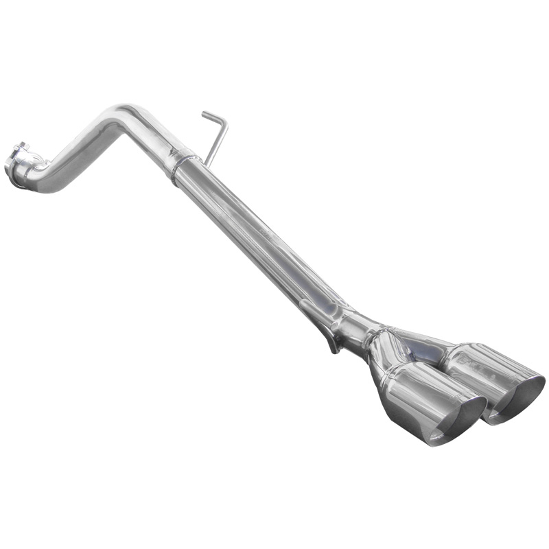 100% Inox Échappement Sport sans silencieux sur mesure pour Fiat Grande Punto 1.4T-Jet (155cv) 2007- 2x80mm Racing (Ø55mm)