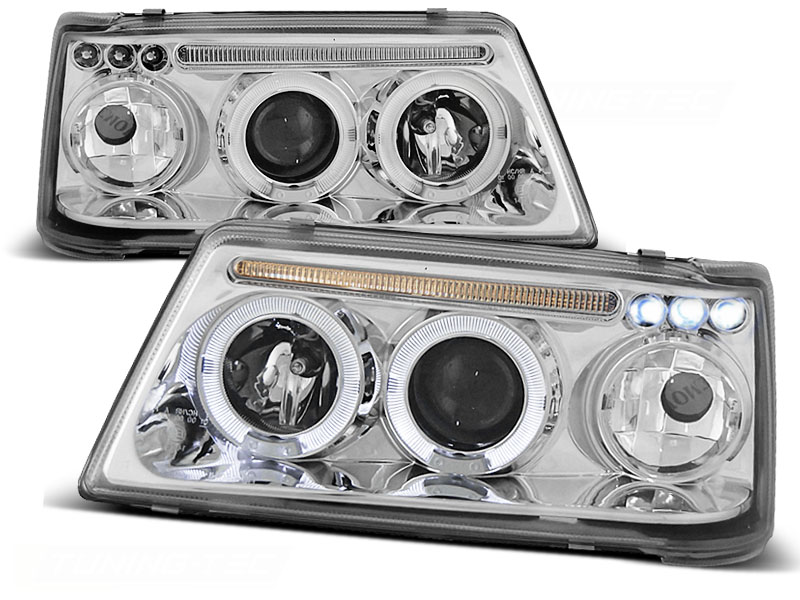 Phares Peugeot 205 Angel Eyes chrome