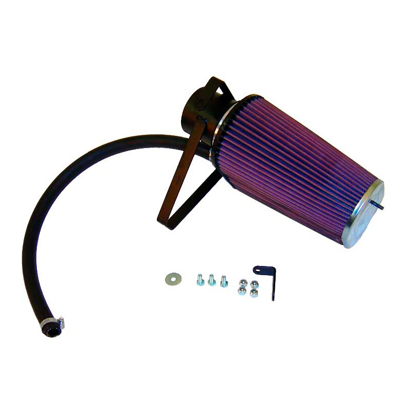 K&N Kit d'admission 57i sur mesure pour Ford Bronco, F150 4.9, 5.0, 5.8, F250 4.9, 5.0, 5.8, 7.5, F350 4.9, 5.8, 7.5 1988-1995 (57-2503)