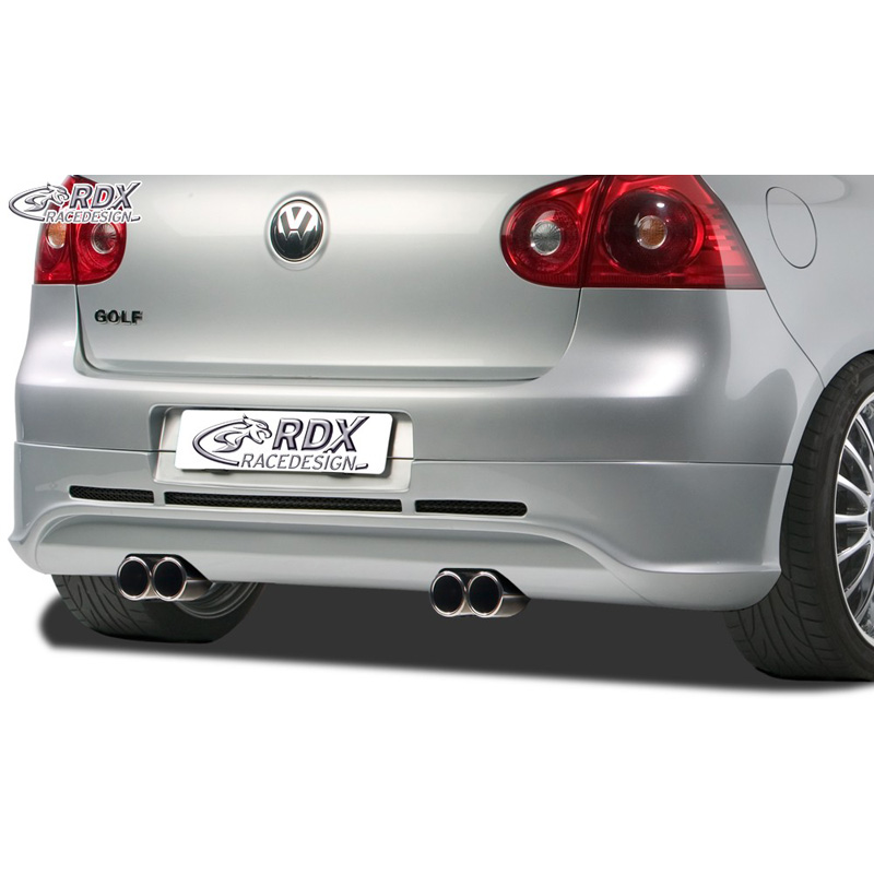 Jupe arrière sur mesure pour Volkswagen Golf V GTI/R Hatchback 3/5-portes 2003-2008 (échappement à gauche/droite) excl. Variant/Plus (ABS)