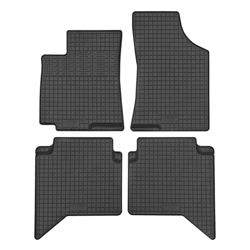 CIKCAR Set tapis de caoutchouc sur mesure pour JAC T8 Pro 2025- & T9 2026- (4-pièces + points de fixage)