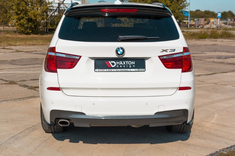 Achterzij Spoilers BMW X3 F25 M-Pack Facelift Glanzend Zwart