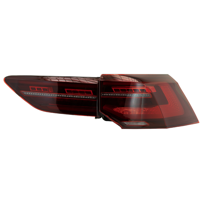 Set de Feux Arrière LED sur mesure pour Volkswagen Golf VIII 2020- excl. Variant - Rouge/Fumée - incl. Feux Dynamiques