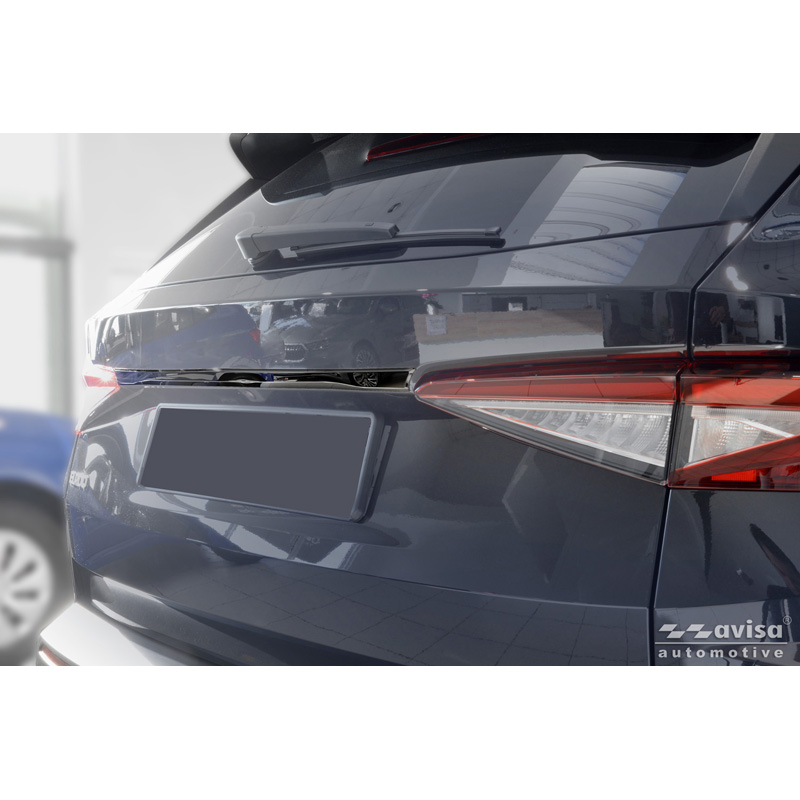 Avisa Moulure de hayon en Inox Noir Chrome sur mesure pour Skoda Elroq 2025-