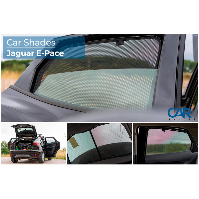 Set de Car Shades sur mesure pour Jaguar E-Pace 2017- (6-pièces)