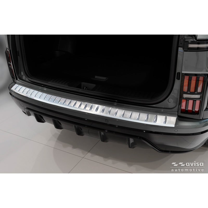 Avisa Protection de Seuil de Coffre Acier Inox sur mesure pour KGM Actyon 2025- - Argent
