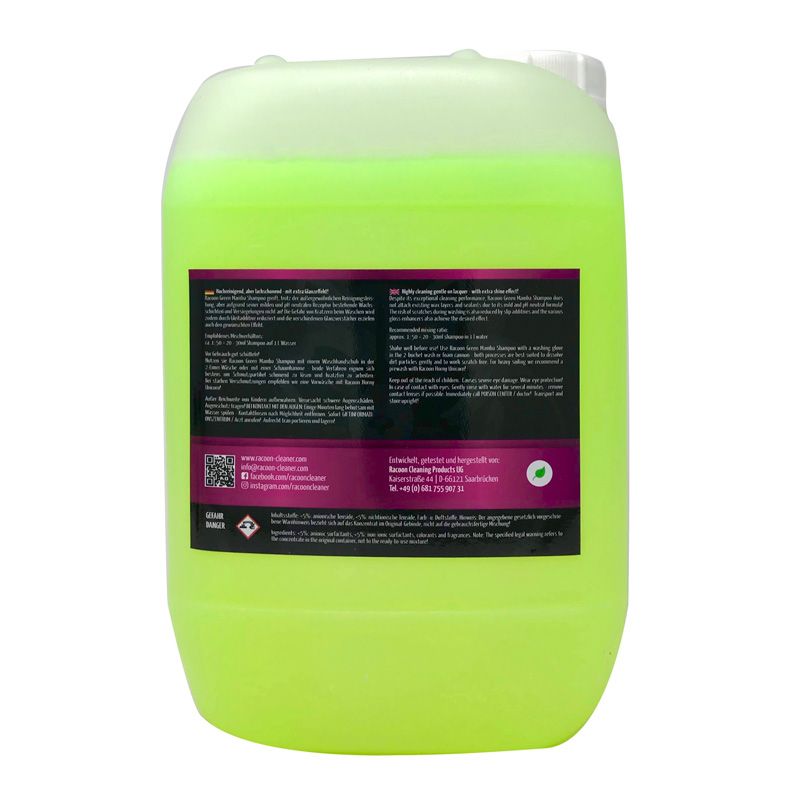 Racoon GREEN MAMBA Car Shampoing / pH neutre - 5000ml