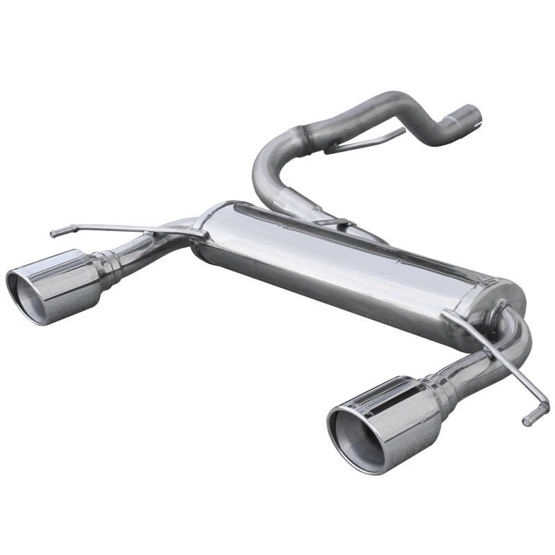100% Inox Échappement Double sur mesure pour Opel Corsa D OPC 1.6T Nurburgring (210cv) 2012- Ø54,5mm Droite/Gauche 100mm X-Race