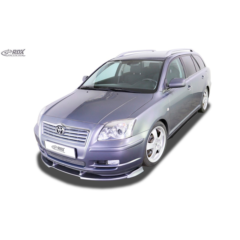 Jupes latérales 'Slim' sur mesure pour Toyota Avensis T25 2003-2009 (ABS noir luisant)