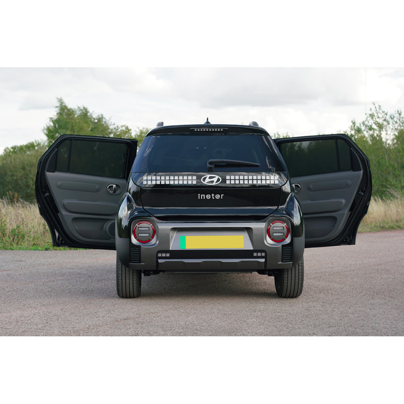 Set de Car Shades (portes arrières) sur mesure pour Hyundai Inster (EV) 2024- (2-pièces)