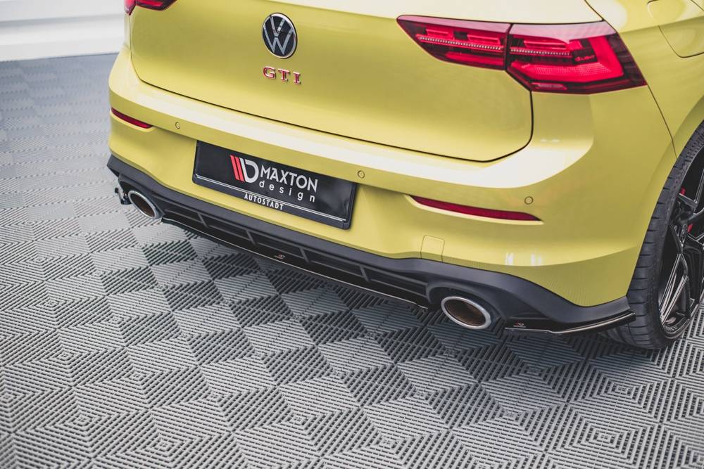 Diffuser Volkswagen Golf 8 GTI Clubsport Maxton Glans Zwart
