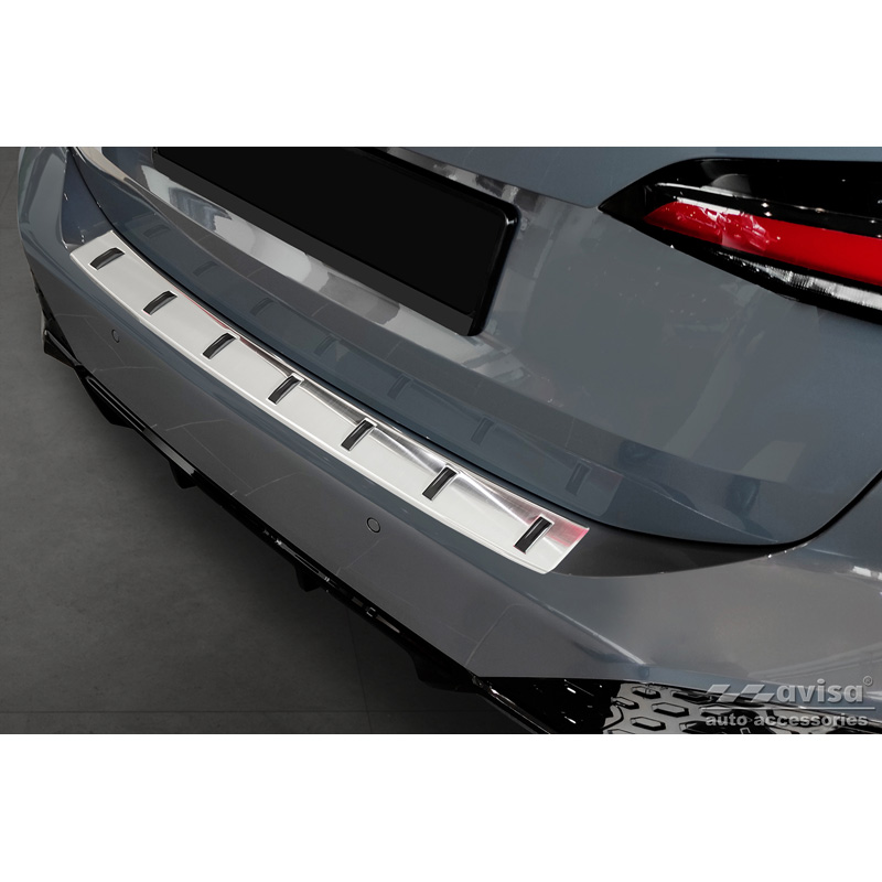 Protection de seuil arrière inox sur mesure pour BMW Série 2 (U06) Active Tourer (incl. Paquet M) 2021- 'STRONG EDITION'