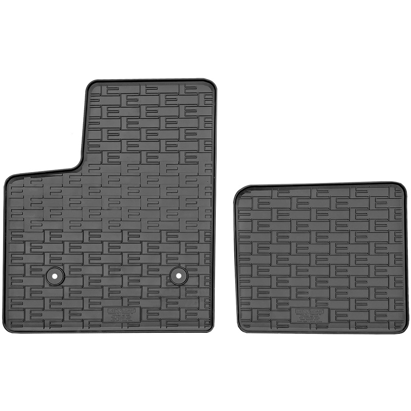 CIKCAR Set tapis de caoutchouc sur mesure pour Opel Rocks-e 2021- / Citroën Ami 2020- / Fiat Topolino 2023- (2-pièces + points de fixage)