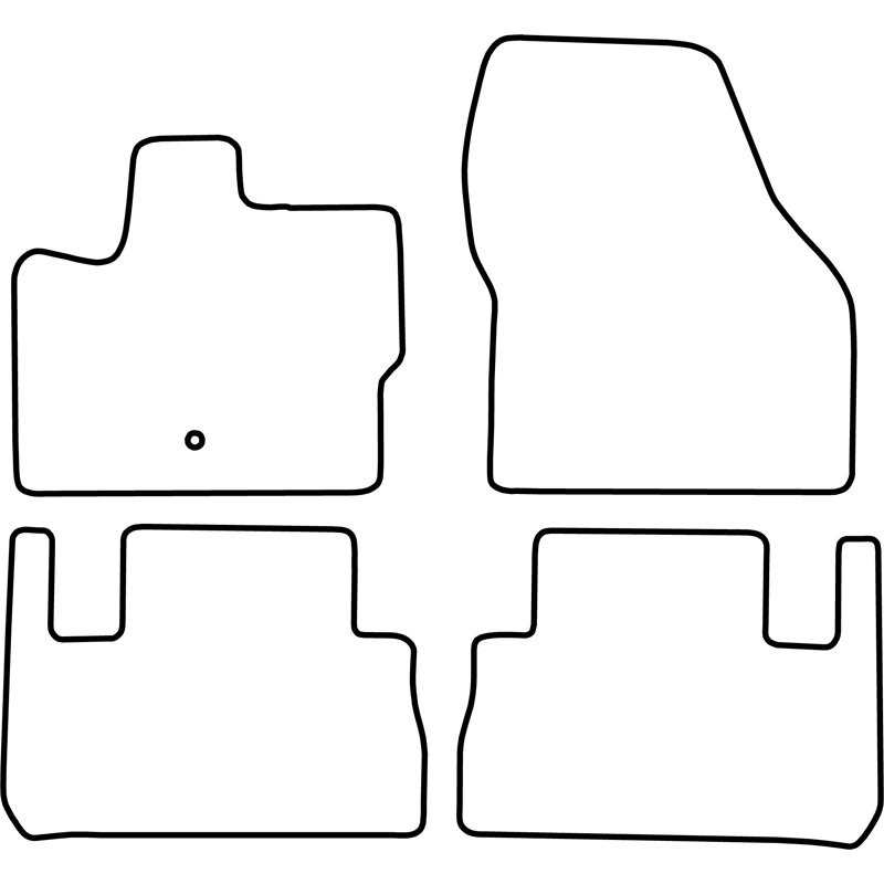 Set de tapis de sol sur mesure pour Landrover Freelander 2007-