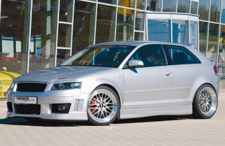 Zijskirts Audi A3 8P Rieger