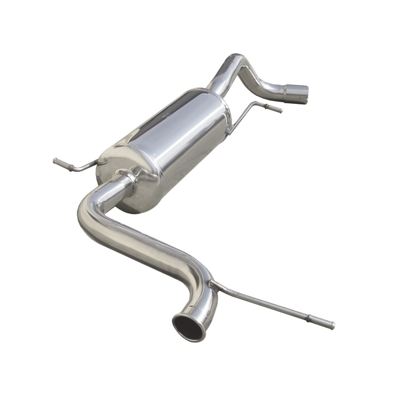 100% Inox Échappement Sport 'Central' sur mesure pour Seat Ibiza 6J SC Boccanegra (180cv) 2010- (excl. embouts)