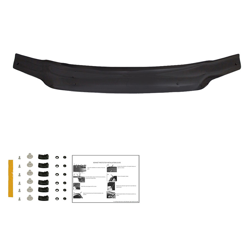 Protection du capot sur mesure pour Volkswagen Caddy MK3 2004-2010 - Noir brillant