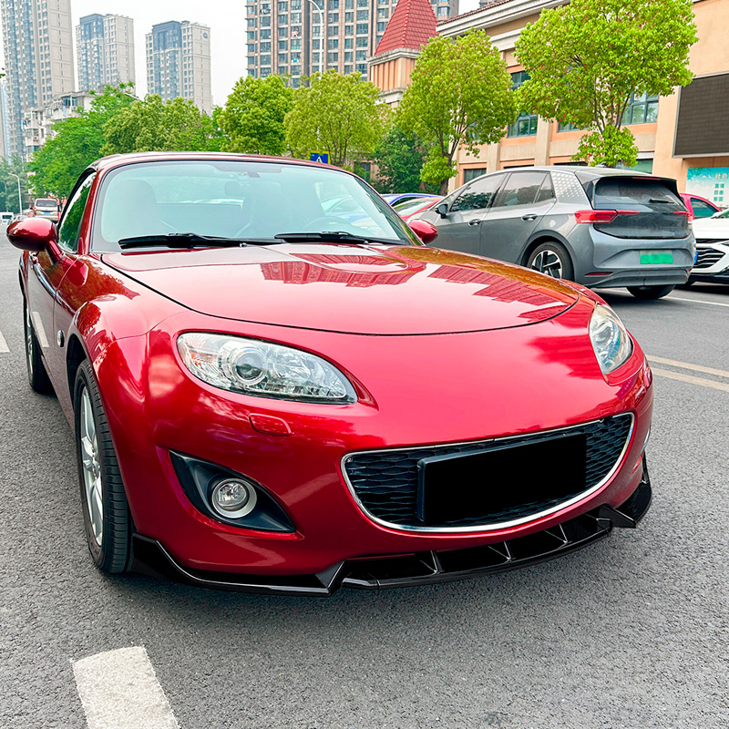 Spoiler avant sur mesure pour Mazda MX-5 (NC) Facelift 2009-2015 (ABS Noir luisant)