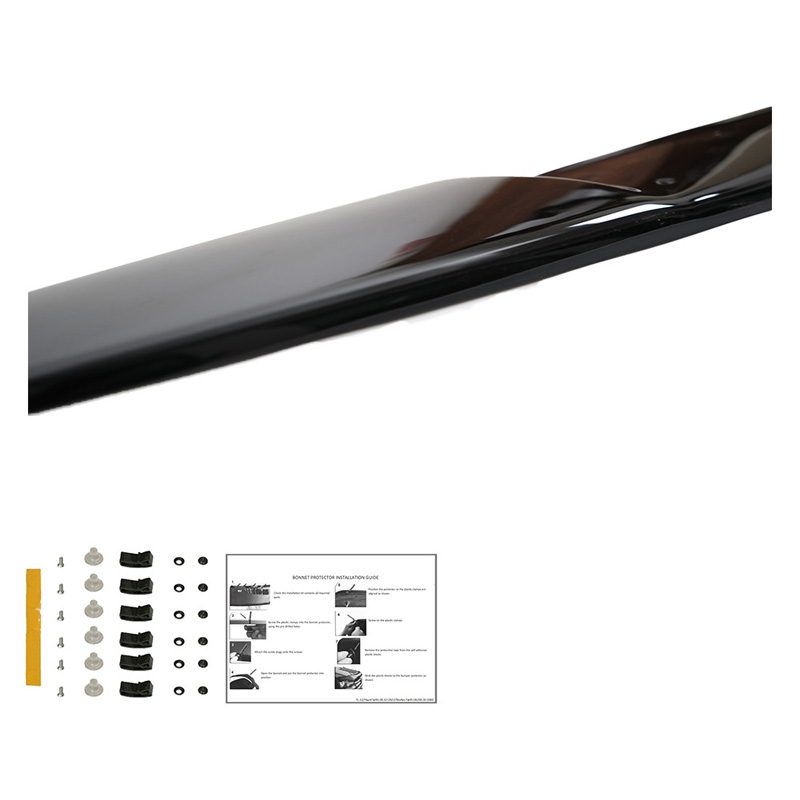 Protection du capot sur mesure pour Mitsubishi L200 Triton 4 2007-2014 - Noir brillant