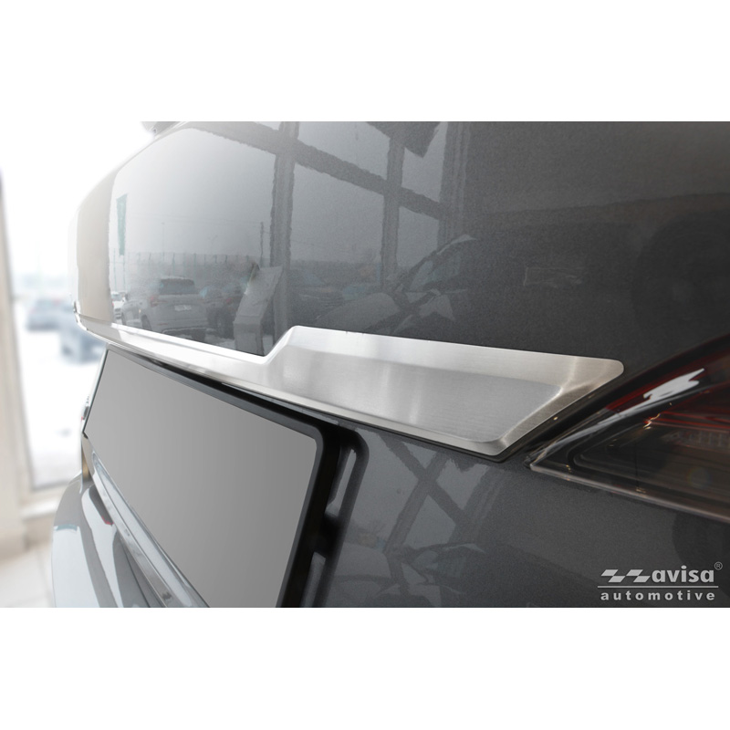 Avisa Revêtement d'habillage du hayon du coffre inox brossé sur mesure pour Skoda Kamiq (NW4) 2019-2024 & Facelift 2024-