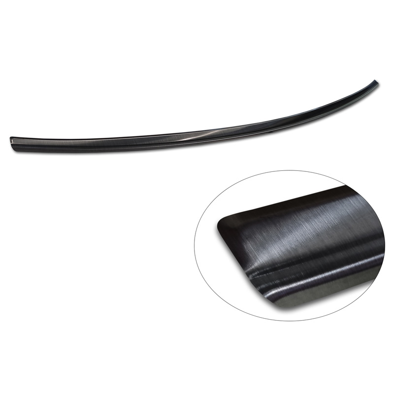 Protection de seuil arrière inox noir sur mesure pour Tesla Model Y 2020-