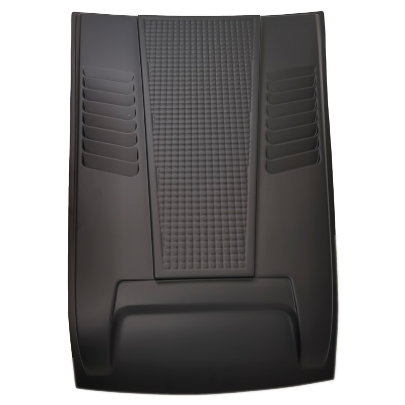 Écope de capot sur mesure pour Mitsubishi L200 Triton 6 2019- - Noir mat