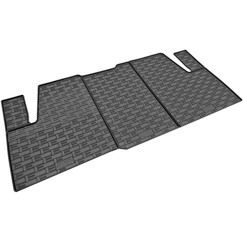 CIKCAR Set tapis de caoutchouc sur mesure pour Maxus eDeliver 5 2024- (3-pièces + points de fixage)