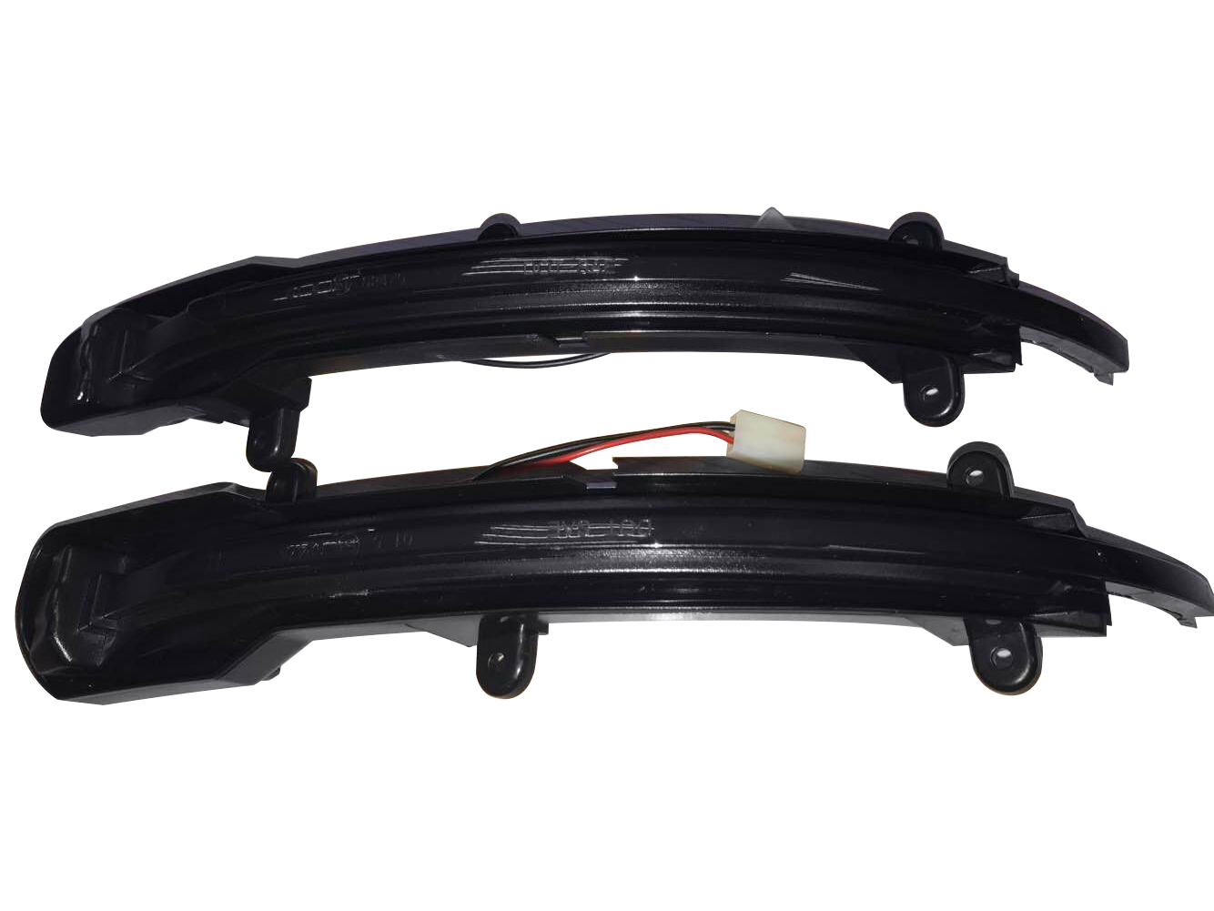 Set de Clignotants de Rétroviseurs LED sur mesure pour Audi Q5 2012-2016 & Q7 2010-2015 - Fumée - incl. Feux Dynamiques