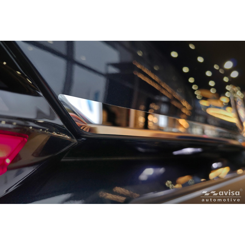 Avisa Revêtement d'habillage du hayon du coffre inox Chrome sur mesure pour BMW X5 IV (G05) M-Sport 2018-2023 & Facelift 2023-