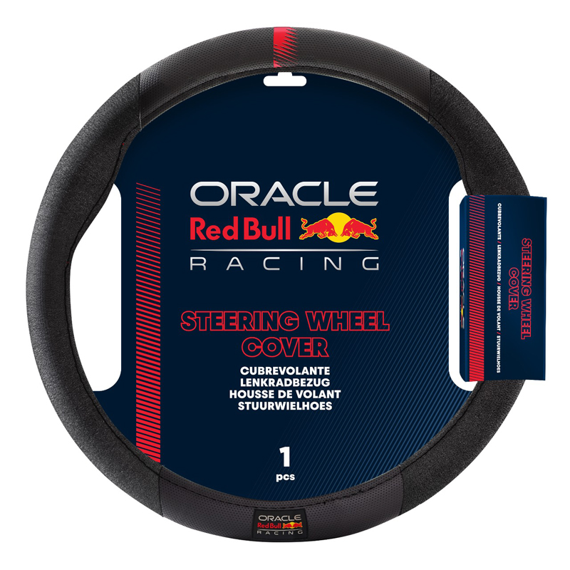 Red Bull Oracle Housse de volant universel - Type 01 - Noir/Rouge