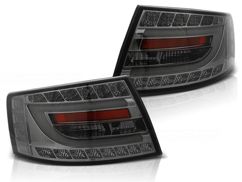Taillights Audi A6 4F Sedan Tube LED Smoke