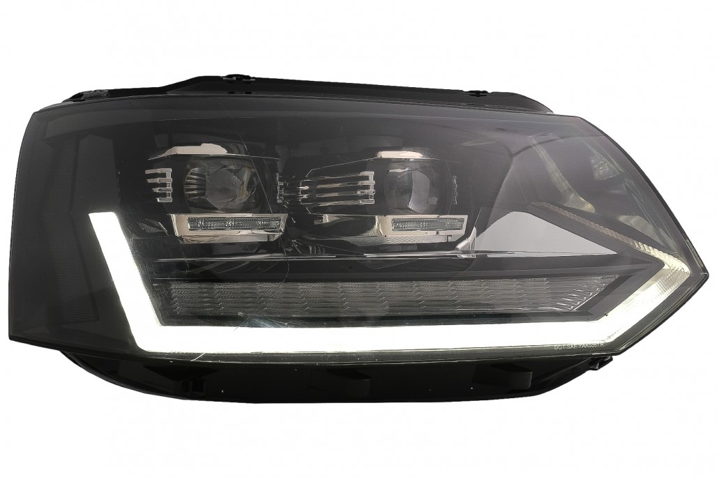 Headlights fits VW T5 09-.. Devil Eyes Dlite LED black