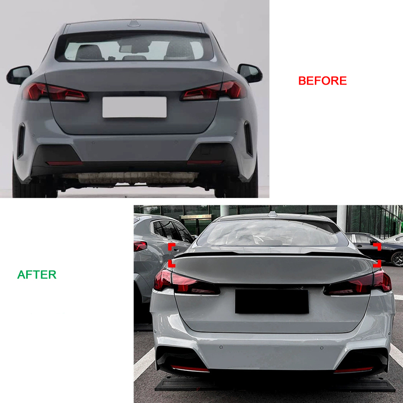 Spoiler arrière sur mesure pour BMW Série 2 F74 Gran Coupe 2024- (ABS Noir Luisant)