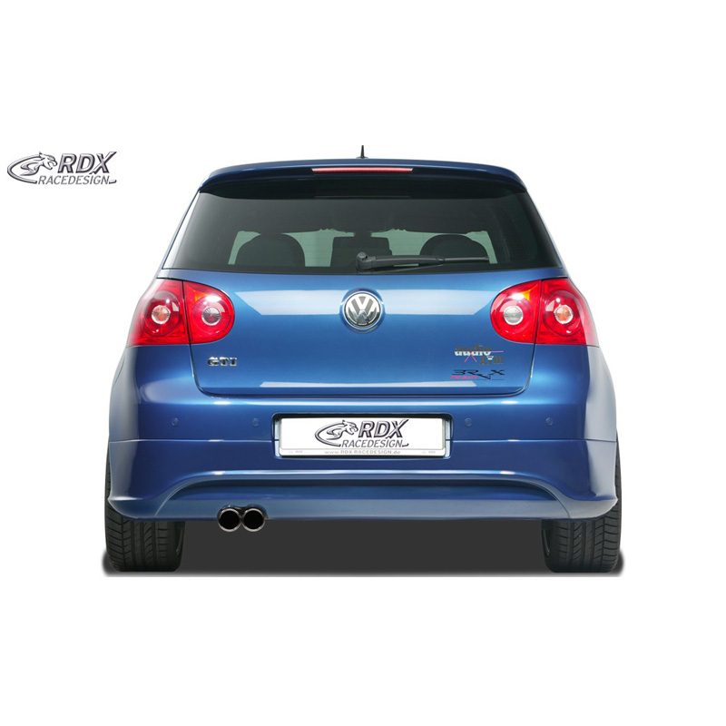 Jupe arrière sur mesure pour Volkswagen Golf V R32 Hatchback 3/5-portes 2003-2008 (échappement à gauche) excl. Variant/Plus (ABS)